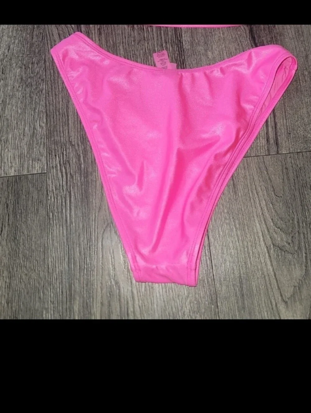 SKIMS Hot Pink High-Cut Bikini Bottom
